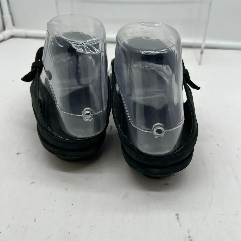 Patagonia Sandals Womens 7 Addie Tri Leather Thong Slide Outdoor Black